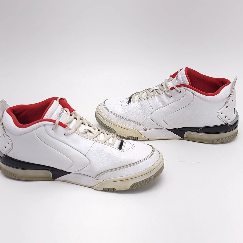 Nike Air Jordan Big Fund White Men's Leather Shoes BV6273-100 Size 10.5 Sneakers